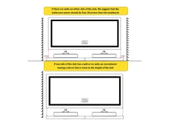 Espelho de banheiro 160x80cm LED ajustável + antiembaçante + Bluetooth 5.2 + Relógio + 3 cores 4 botões