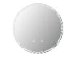 Espelho de casa de banho luminoso redondo anti vapor de água D60 cm - VERECIO