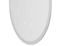 Espelho de casa de banho luminoso redondo anti vapor de água D60 cm - VERECIO