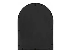 Espelho de jardim p/ uso exterior ferro 60x45 cm preto PT813526