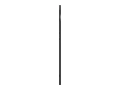 Espelho de Parede Arqueado 60x90 cm em Ferro Preto - Estilo Minimalista