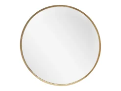 Espelho de parede redondo 50 cm de diâmetro dourado 03_0007917