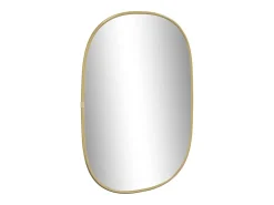Espelho de parede 50x35 cm dourado PT636072