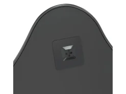 Espelho de parede 50x40 cm preto PT770874
