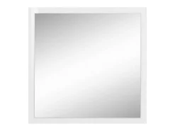 Espelho Dmancon, espelho de banheiro, 100% fabricado na Itália, 60x2h60 cm, branco brilhante