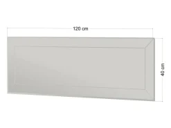 Espelho Dpesol, Espelho, Artigo de decoração de parede, DecoraçãoE com espelho, 40x2h120 cm, Branco