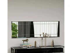 Espelho Dpesol, Espelho, Artigo de decoração de parede, DecoraçãoE com espelho, 40x2h120 cm, Branco