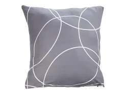 Jogo de Cama 3 Peças "Elton" 240x220cm Cinza Reversível - Poliéster - Oeko-tex - 2 Lugares