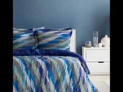 Jogo de cama para 1 pessoa 1 capa de edredão 140x200 cm+1 Fronha 63x63 cm em cetim de algodão