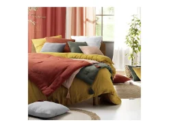 Lençol Ajustável Dupla Gaze de Algodão Angelia 160x200 Kaki - Suavidade e Elegância para Noites Doces e Agradáveis