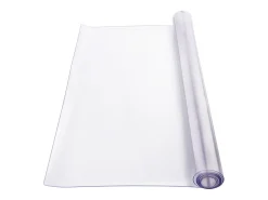 Mantel SucceBuy Proteção de Mesa em PVC, 61 X 122 CM, Pavio em Plástico Transparente, 0.2CM de Espessura