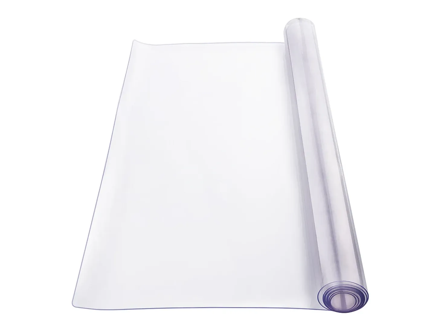 Mantel SucceBuy Proteção de Mesa em PVC, 61 X 122 CM, Pavio em Plástico Transparente, 0.2CM de Espessura