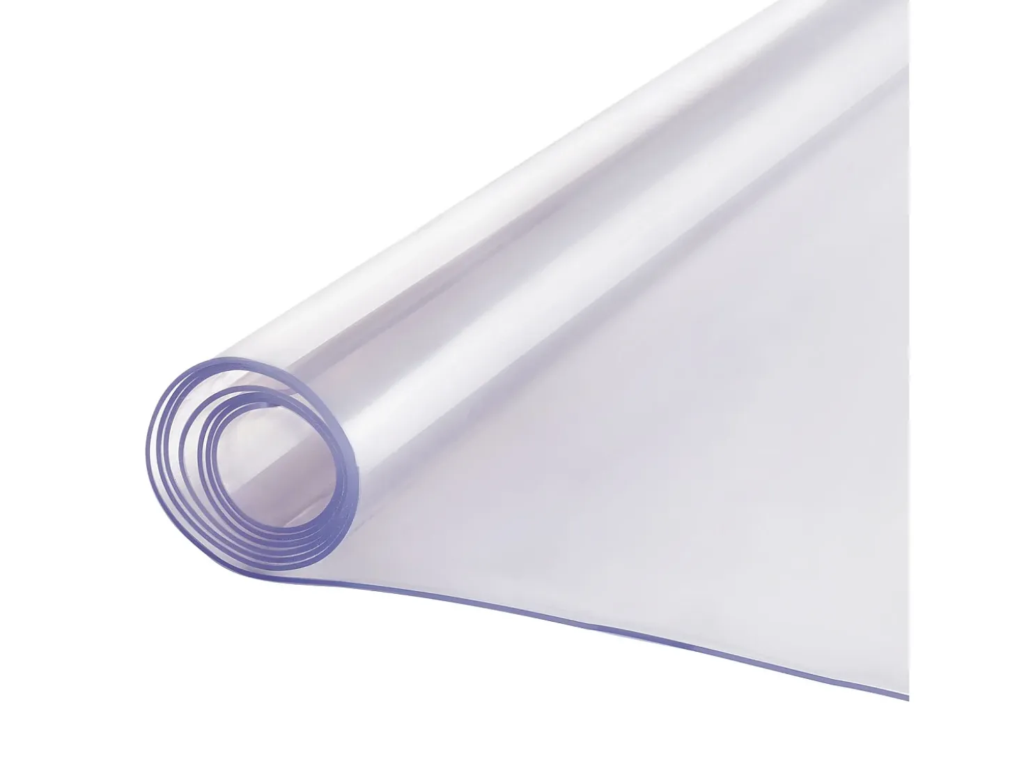 Mantel SucceBuy Proteção de Mesa em PVC, 61 X 122 CM, Pavio em Plástico Transparente, 0.2CM de Espessura