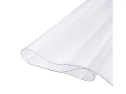 Mantel SucceBuy Protetor de Mesa em PVC 137 X 137 CM, Protetor de Escrivaninha em Plástico Transparente 0.2CM de Espessura