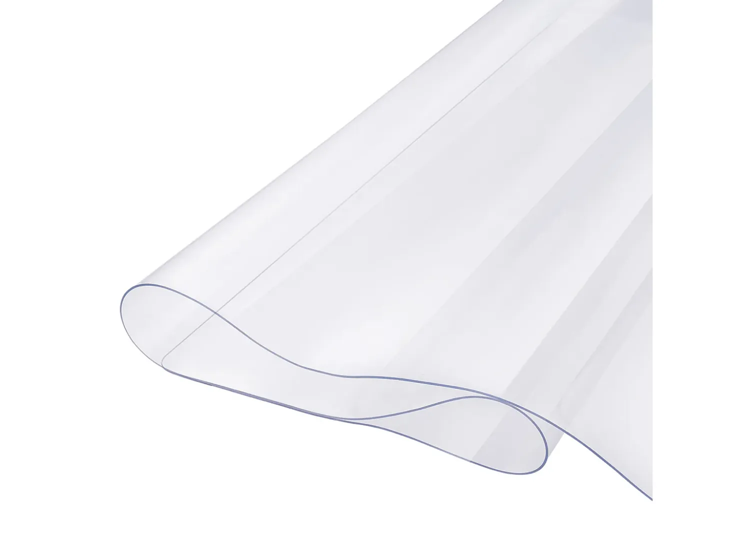 Mantel SucceBuy Protetor de Mesa em PVC 137 X 137 CM, Protetor de Escrivaninha em Plástico Transparente 0.2CM de Espessura