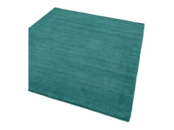 Moderne handgeweven tapijt van 100% wol - 160x230cm - blauwgroen - York