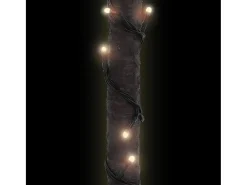 Palmeira c/ 252 luzes LED 400 cm branco quente