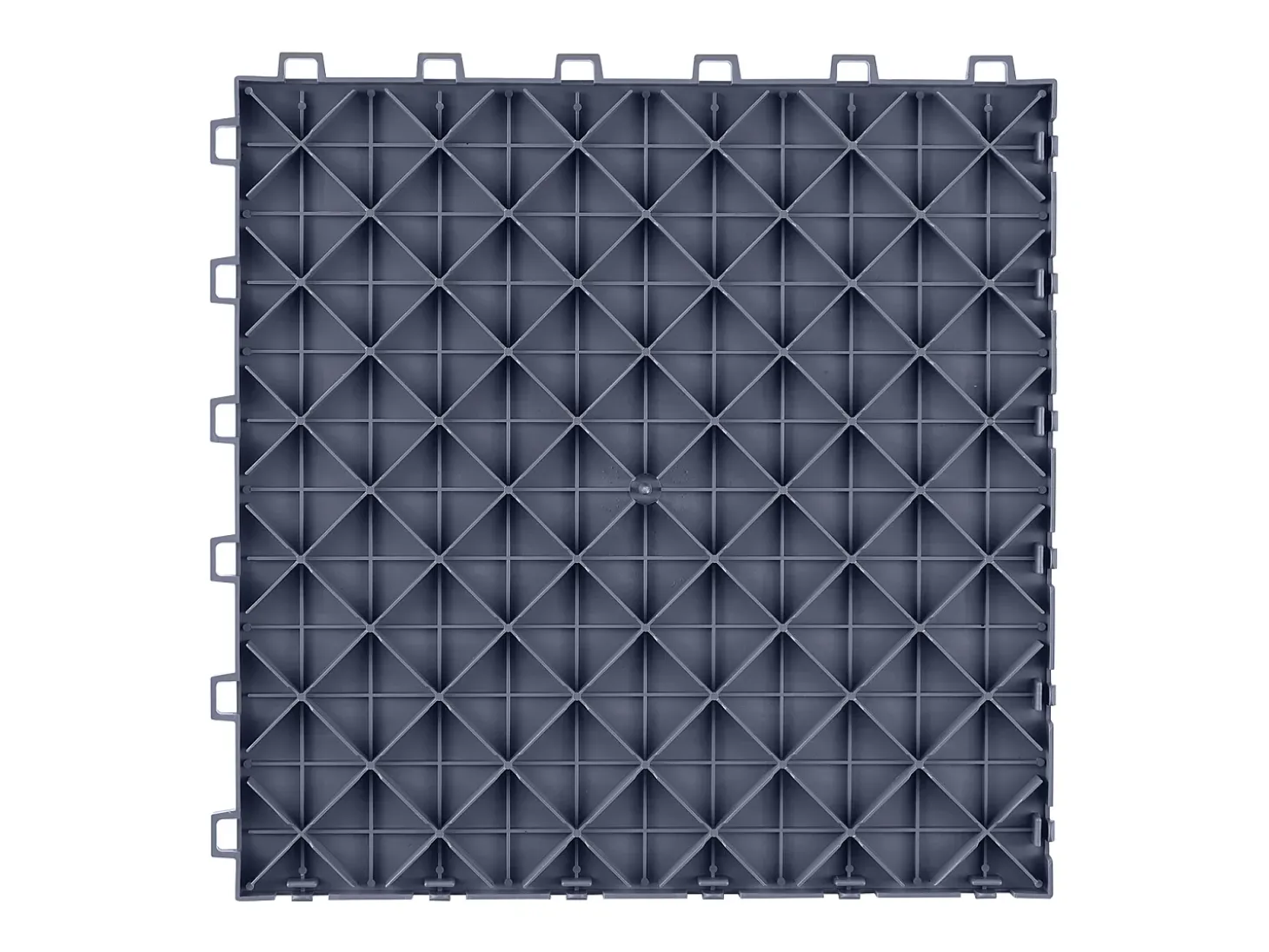 Pavimento de Garagem SucceBuy Embalagem de 50 Peças de Azulejos de Garagem Interligados 30,48 x 30,48 cm Cinzento