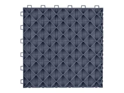 Pavimento de Garagem SucceBuy Azulejos de Garagem Interligados 30.48 x 30.48 cm , Pacote de 25, Piso Cinzento