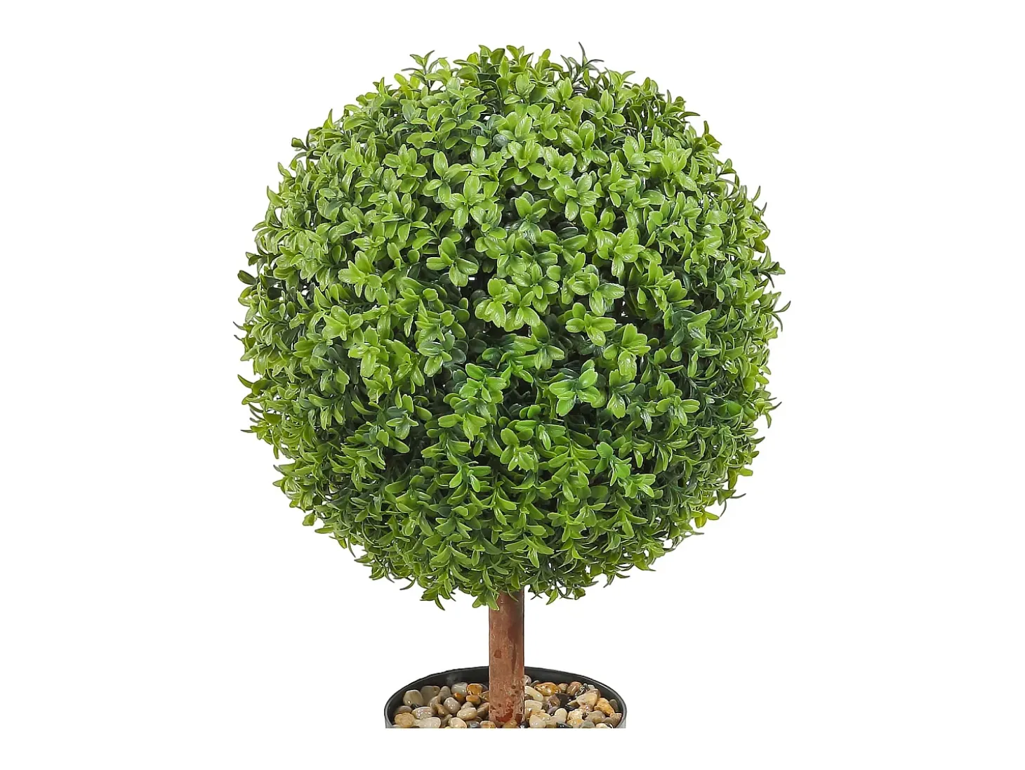 Árvore artificial SucceBuy Árvore Topiária Artificial de 60 cm, Planta Falsa, Folhas Substituíveis, Decoração para Casa