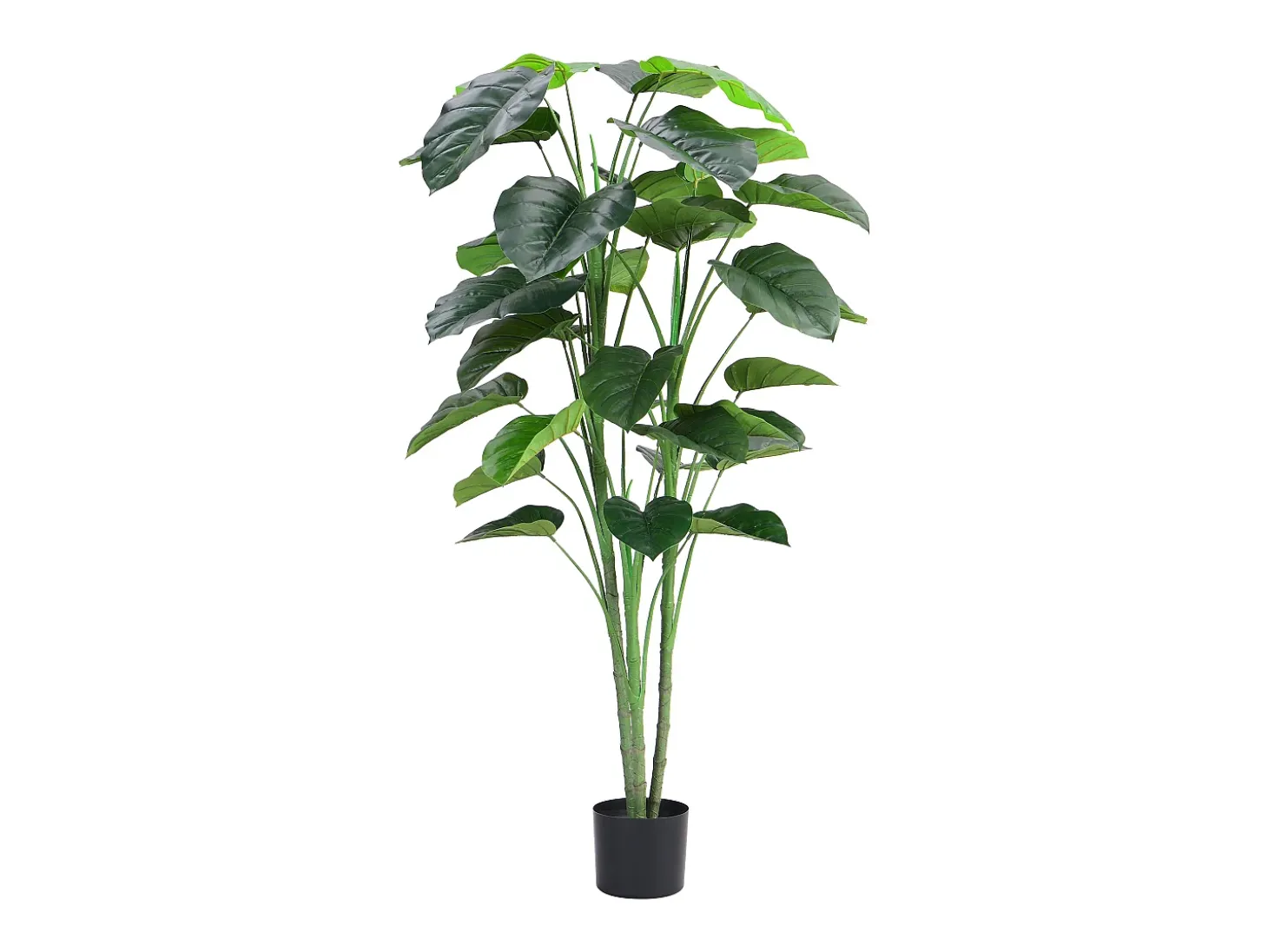 Árvore, planta, arbusto artificial folha de taro A.160 x L.60 cm verde - BAJA