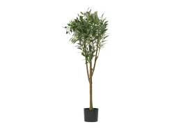 Árvores Artificiais SucceBuy Árvore Artificial de 150 cm, Planta Decorativa em PE com Vaso Preto, Tronco e Folhagem Realistas, Ideal para Escritório, Sala de Estar