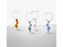 Taça de vidro borossilicato, Cacto, turquesa 350 ml, Desert Plants