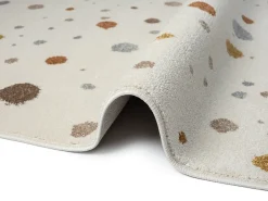 Tapete Beat Kids Moderno Bebê Menina Menino - Creme - 80x150 cm