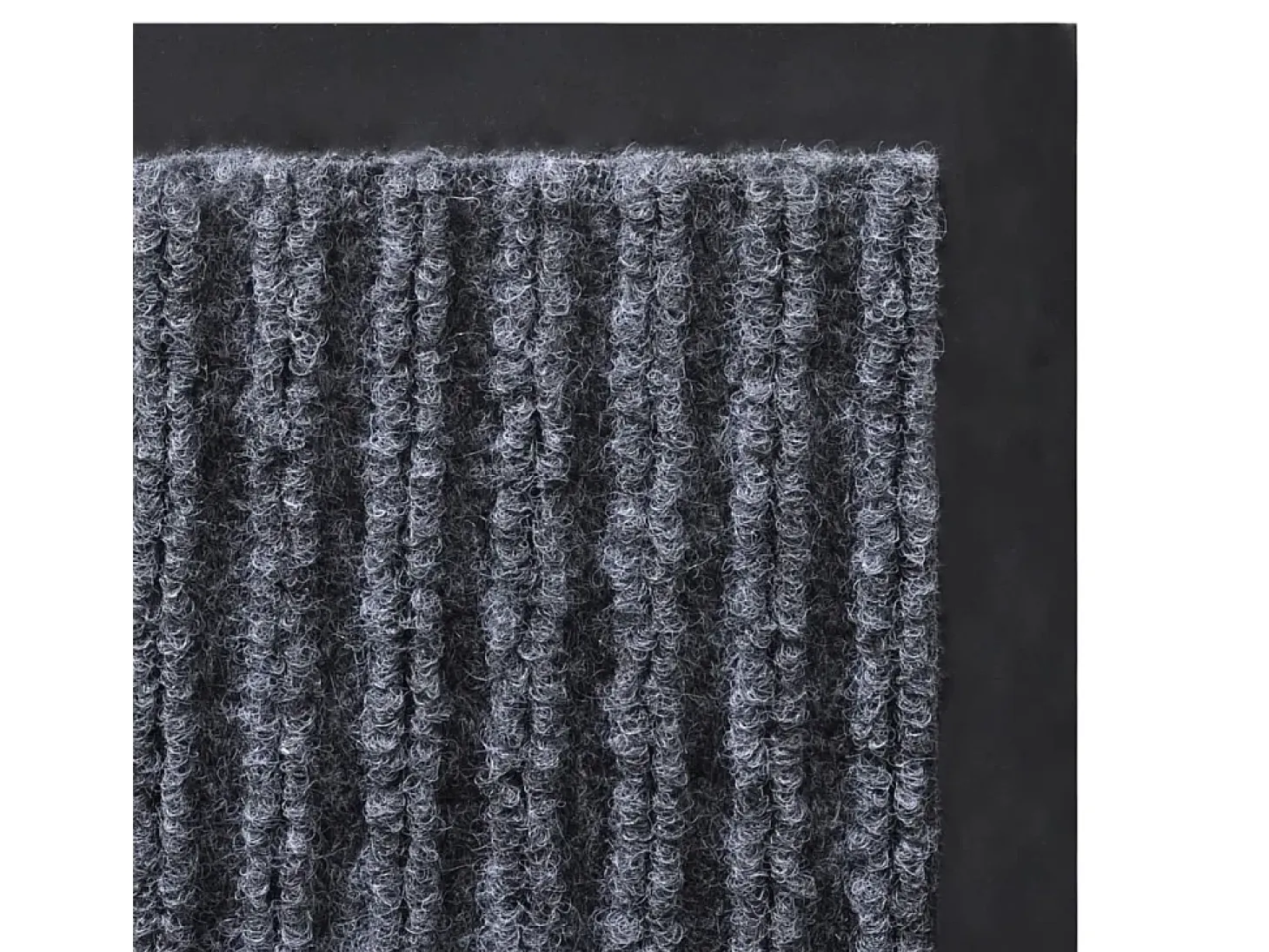 Tapete cinzento para porta em PVC 90 x 120 cm PT445890