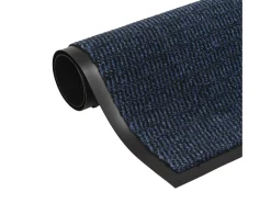 Tapete controlo pó retangular tufado 2pcs 40x60cm azul PT302958