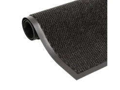 Tapete controlo pó retangular tufado 2 pcs 80x120cm preto PT509590