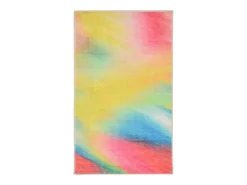 Tapete de banho estampado com pêlo macio 50x60 cm multicolorido Ariella