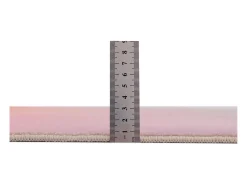 Tapete de banho estampado com pêlo macio 70x120 cm multicolorido pastel Ariella