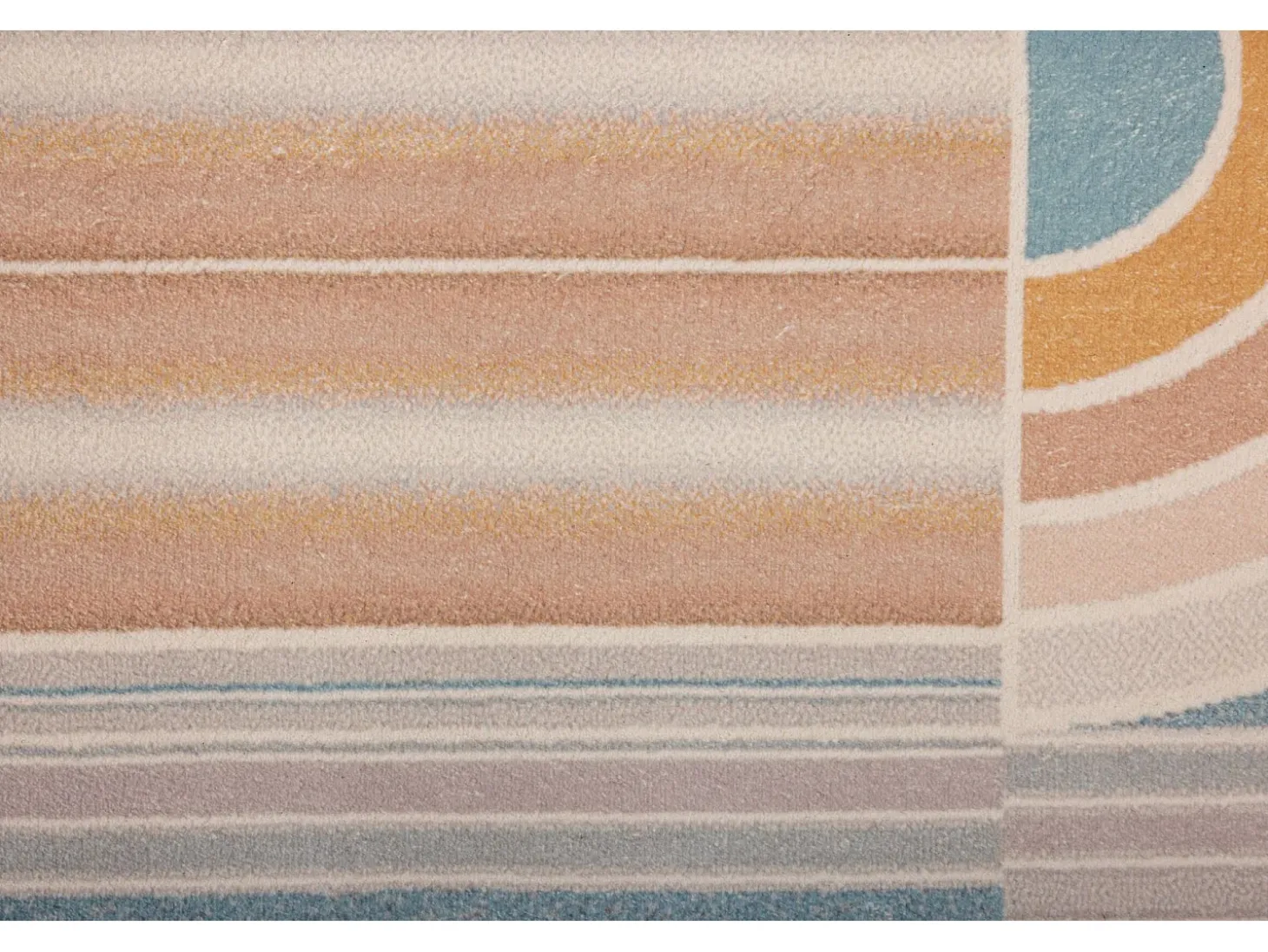 Tapete de banho estampado com pêlo macio 50x60 cm multicolorido pastel Ariella