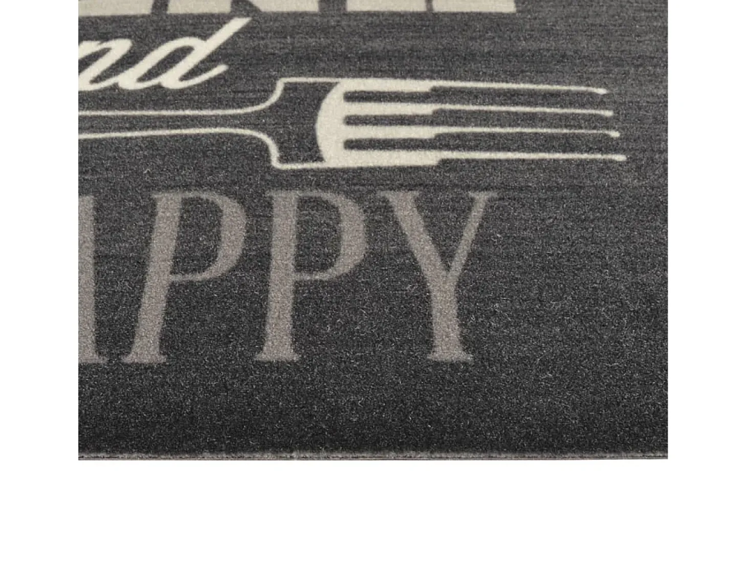Tapete de cozinha lavável 45x150 cm veludo padrão cozinha preto PT969400