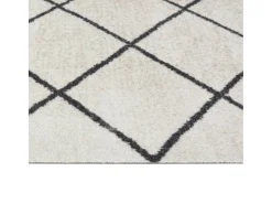 Tapete de cozinha lavável 45x150 cm veludo padrão quadrados PT438613