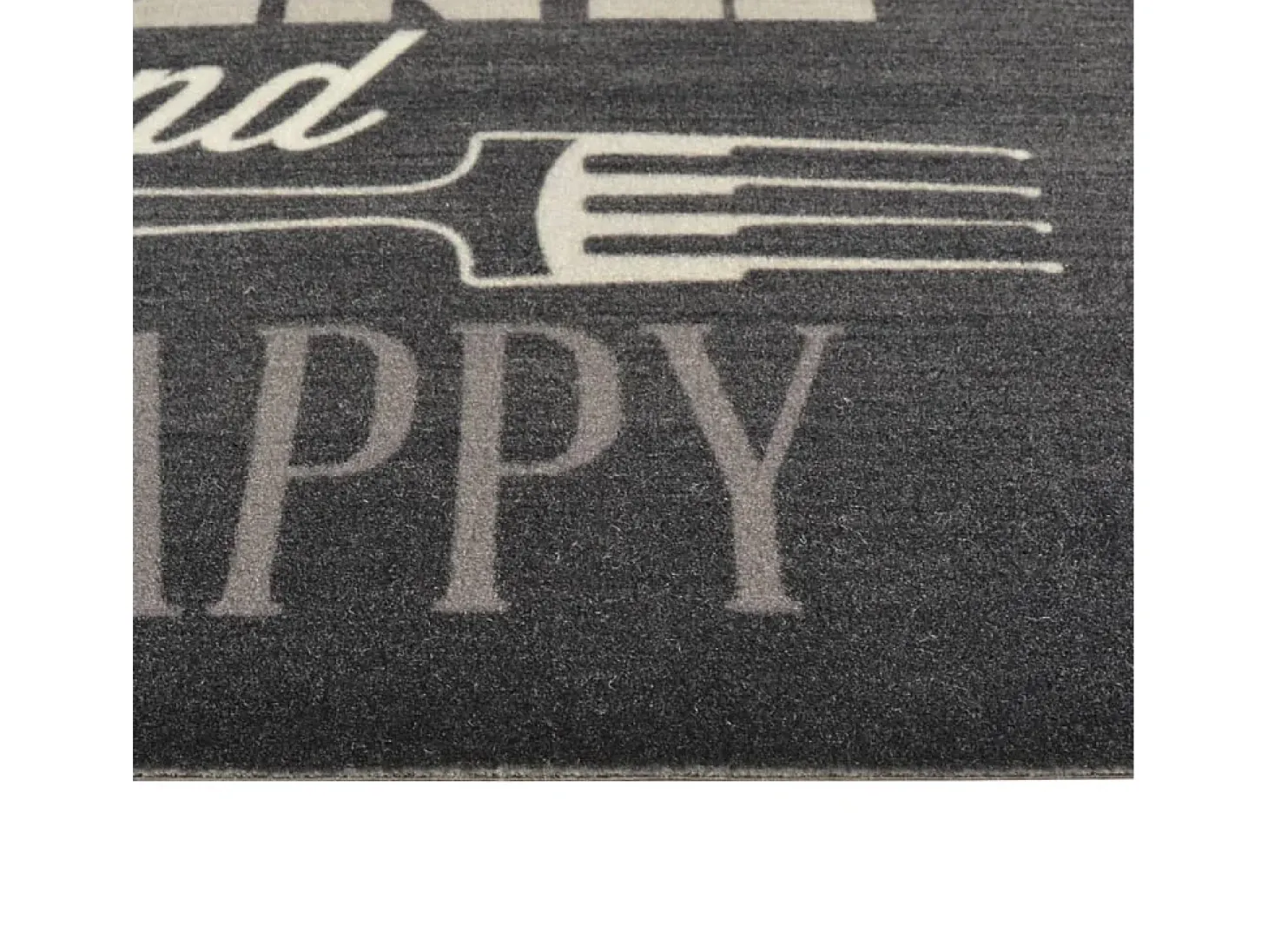 Tapete de cozinha lavável 60x180 cm veludo padrão cozinha preto PT591851
