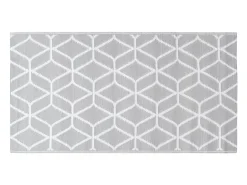 Tapete de Exterior ARAKIL 160x230 cm em Cinzento - Estilo e Conforto para Seu Espaço