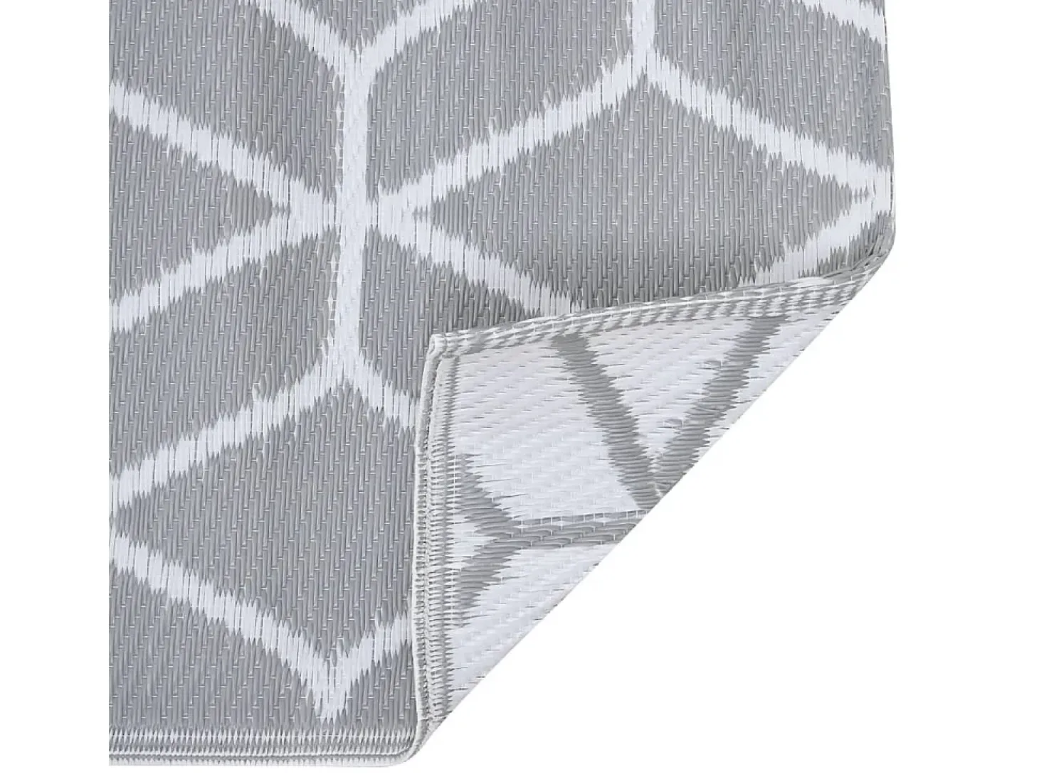Tapete de Exterior ARAKIL 160x230 cm em Cinzento - Estilo e Conforto para Seu Espaço