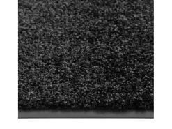 Tapete de porta lavável 90x150 cm preto PT213243