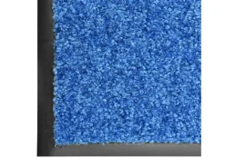 Tapete de porta lavável 60x180 cm azul PT962452