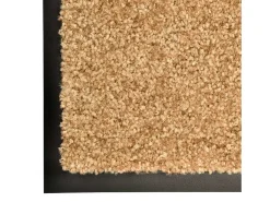 Tapete de porta lavável 90x150 cm creme PT608991