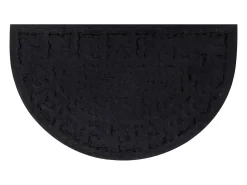 Tapete de porta semicircular 45x75 cm borracha e fibra de coco PT820577