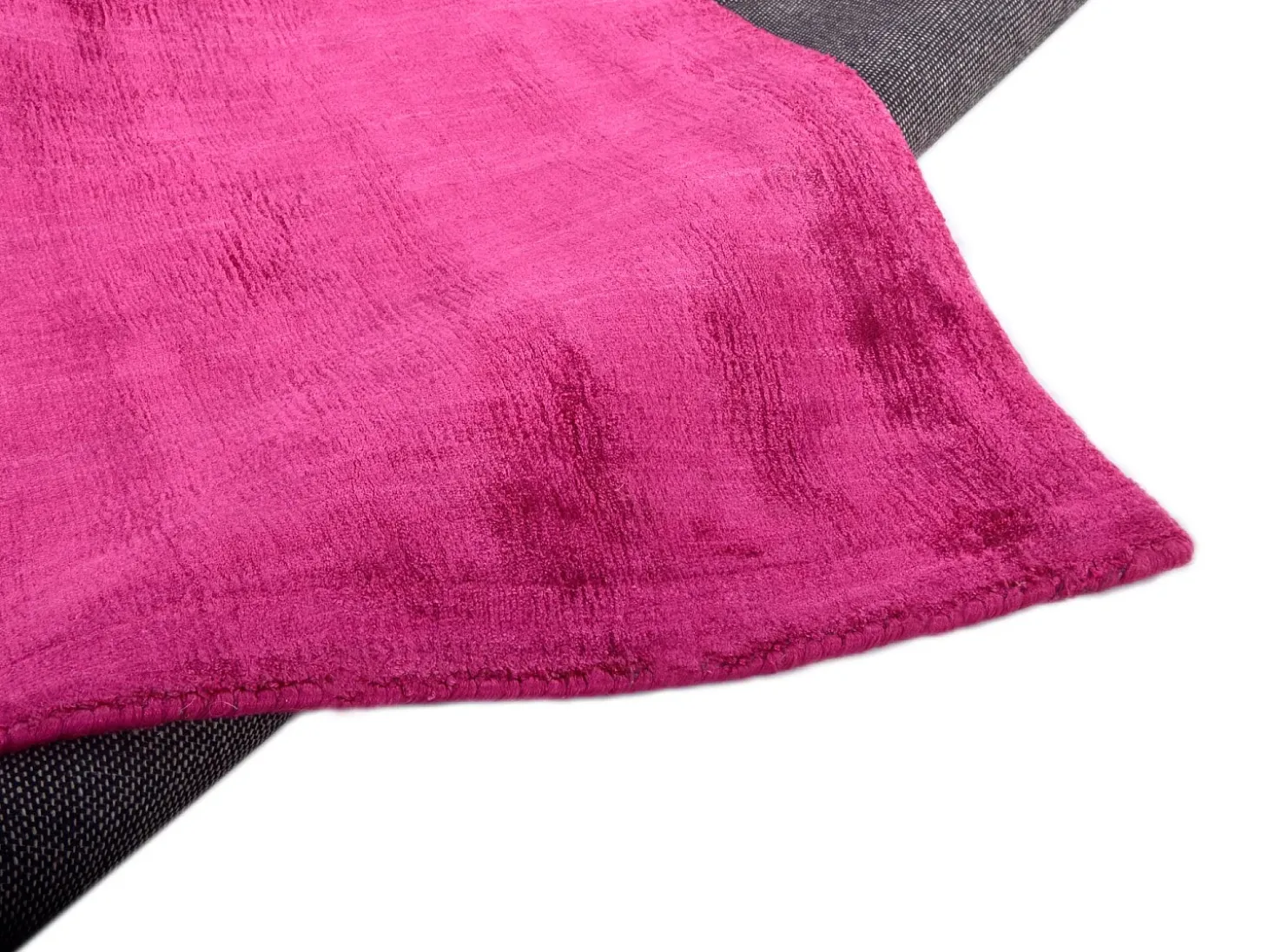 Tapete de viscose tecido à mão 50x80 cm baga Shine