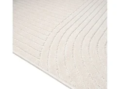 Tapete design moderno boho - Creme - 140 x 200 cm - SANTO PLUS