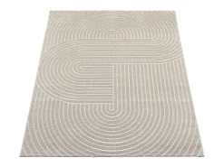 Tapete design moderno boho - Beige - 120 x 160 cm - SANTO PLUS