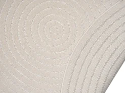 Tapete design moderno boho - Creme - 160 cm Redondo - SANTO PLUS