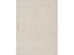 Tapete Elisa Design Geométrico, Bege, 200 x 280 cm
