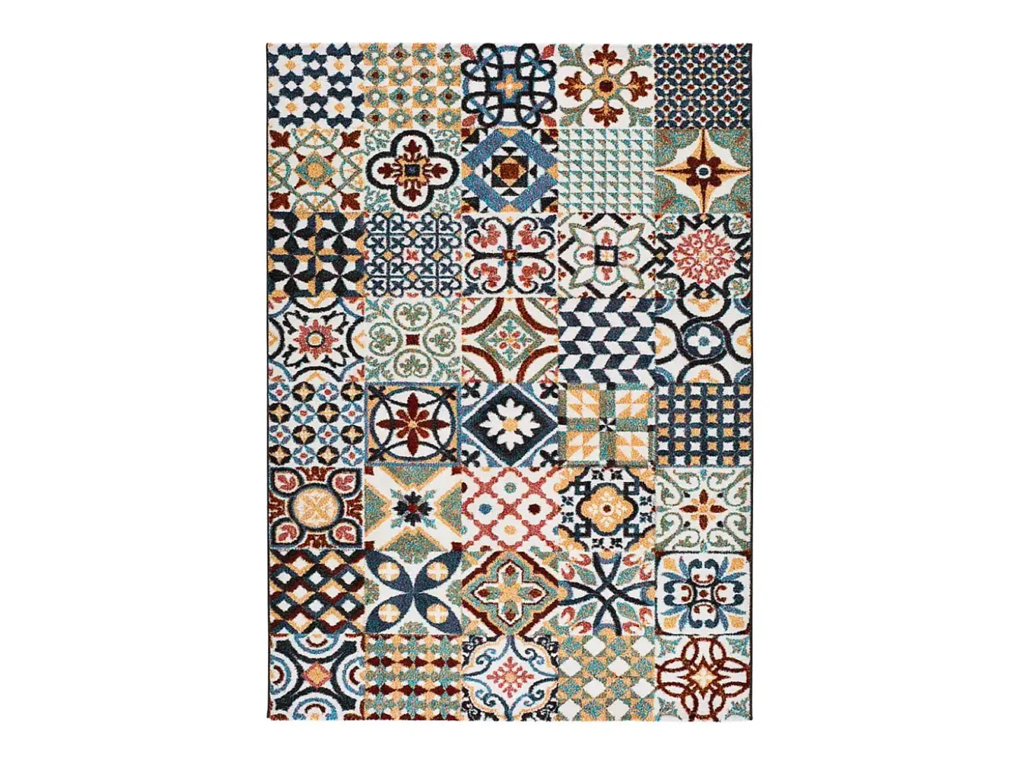 Tapete interior - geométrico - multicolorido - 160 x 230 cm - MOAR