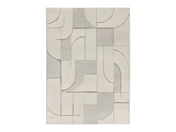 Tapete interior - geométrico - creme - 160 x 230 cm - LENA